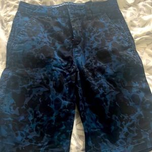 Nautical shorts, camp blue, size 14 kids.
